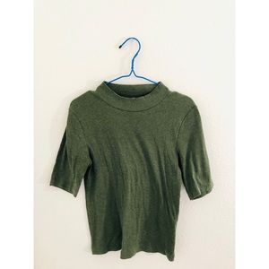H&M Green Mini Turtleneck